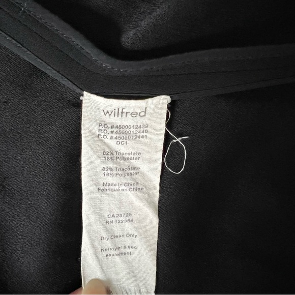 Aritzia Wilfred Chevalier Blazer Jacket Black 0 XS XXS - Picture 10 of 12